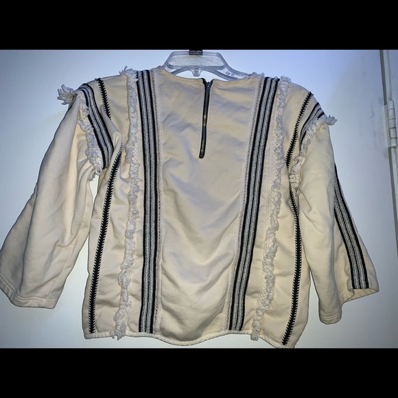 Eri And Ali Anthropologie Frayed Top - Picture 3 of 4